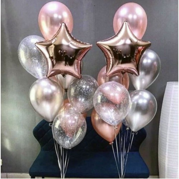 Фонтаны шаров "Дубль старт" в Махачкале