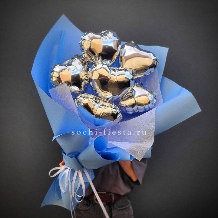 Букет из шаров сердец  №2 в Махачкале