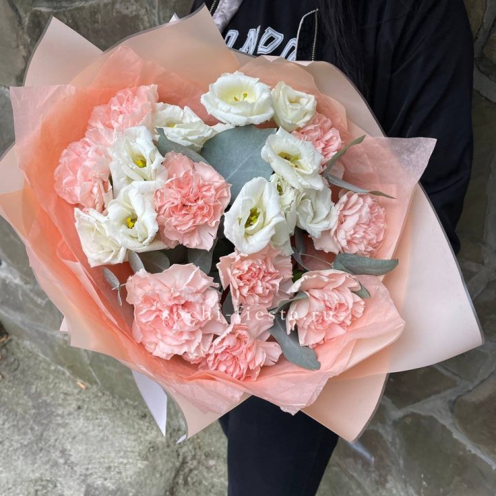  Букет диантусов "Пич" в Махачкале