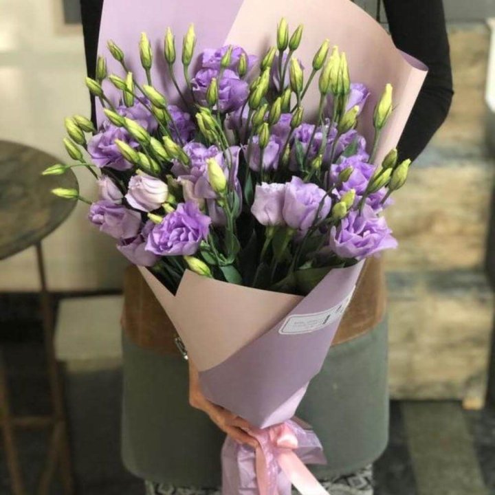 Букет эустом "Лило" в Махачкале