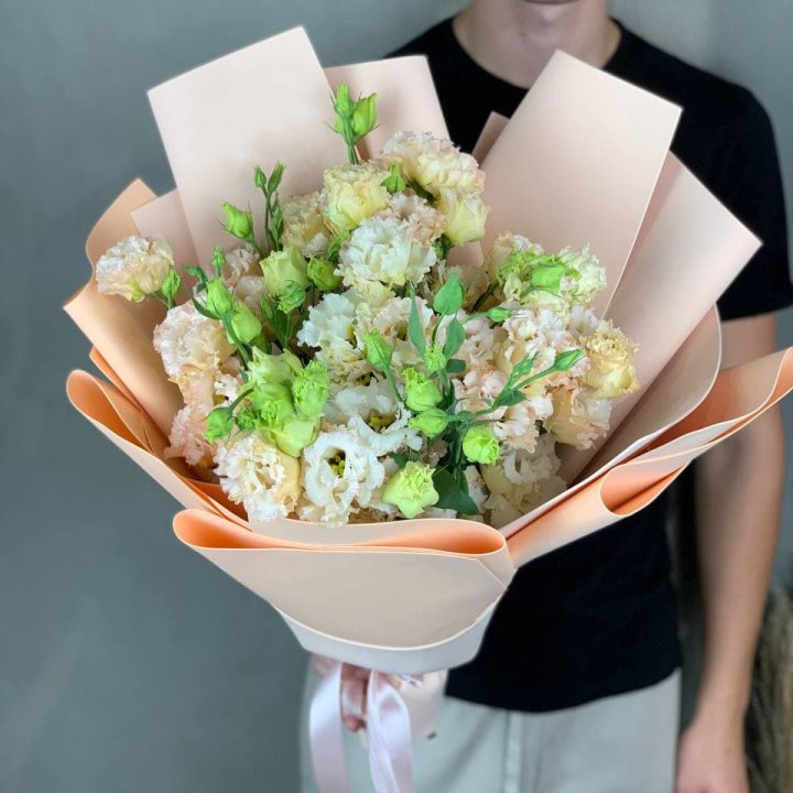 Букет эустом "Крем" в Махачкале