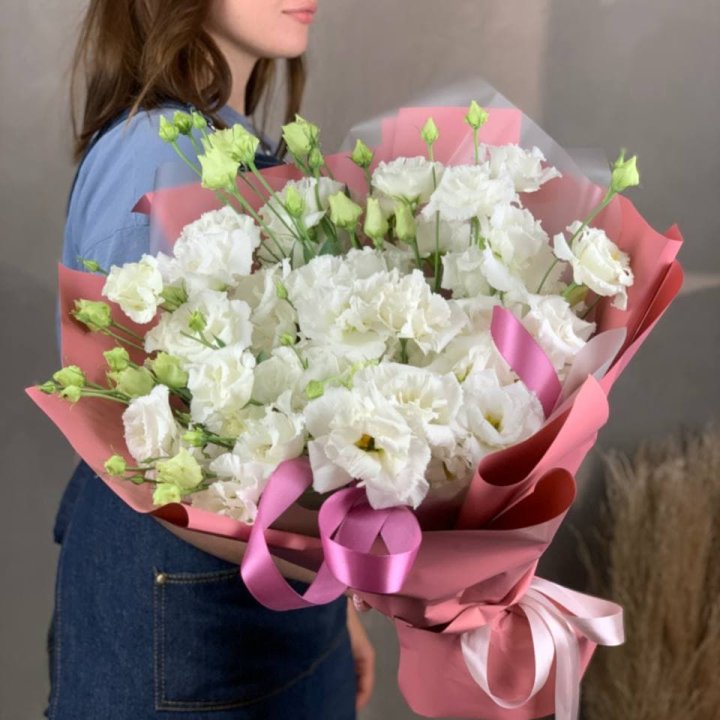 Букет эустом "Пудра" в Махачкале