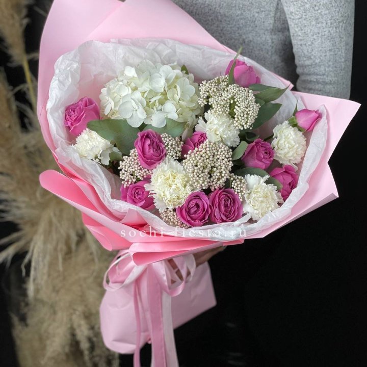 Букет с мисти бабблс №1 в Махачкале