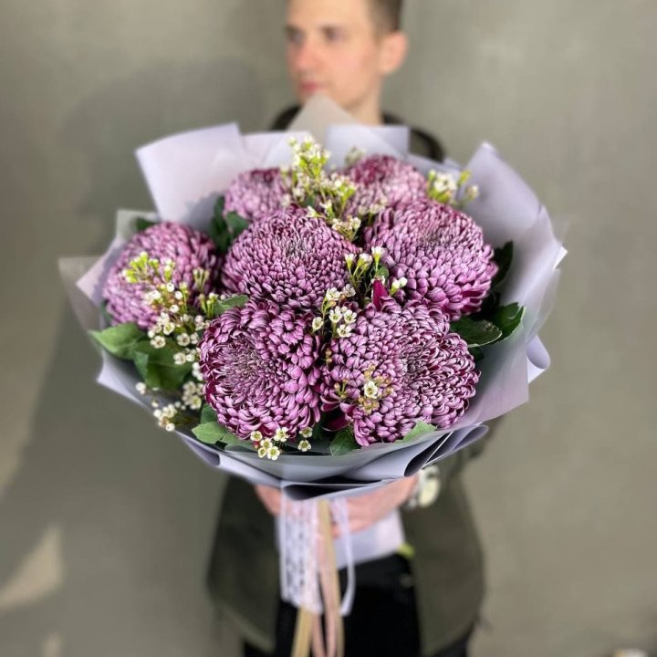 Букет хризантем "Палермо" в Махачкале
