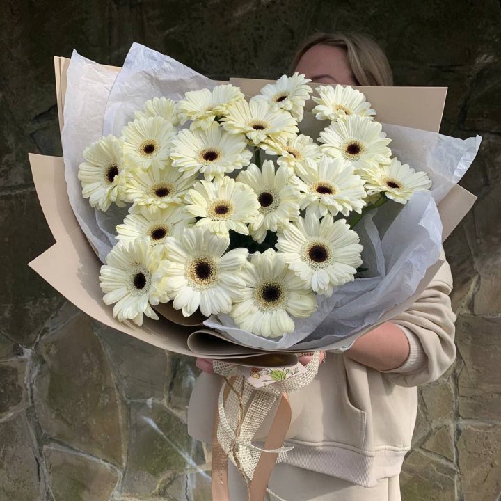 Букет голландских гербер "Шейн"" в Махачкале