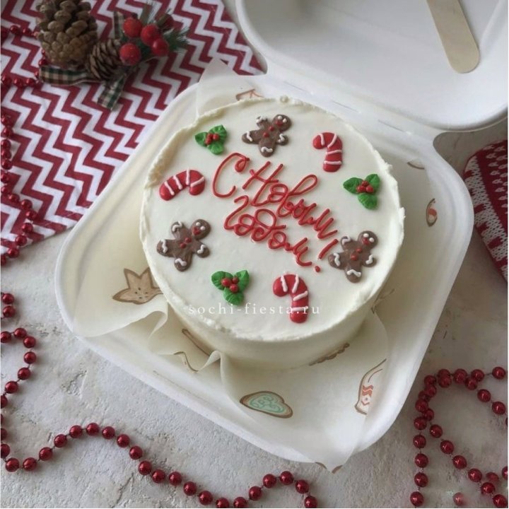 Бенто-торт "С Новым Годом!" в Махачкале