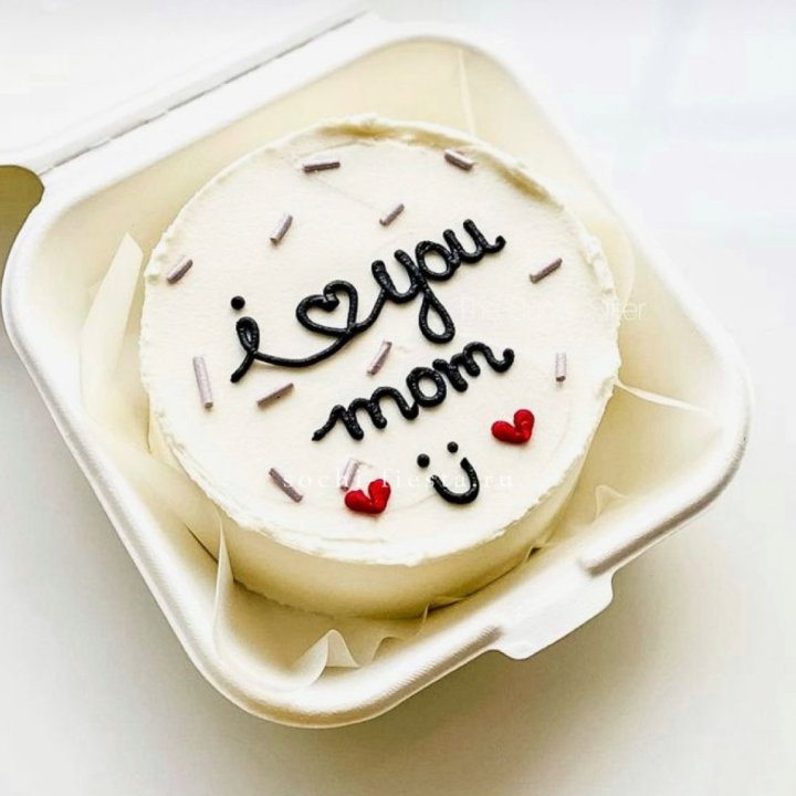 Бенто-торт "Мамочка, я люблю тебя!" в Махачкале