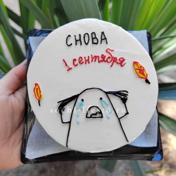 Бенто-торт "Не опять, а снова..." в Махачкале