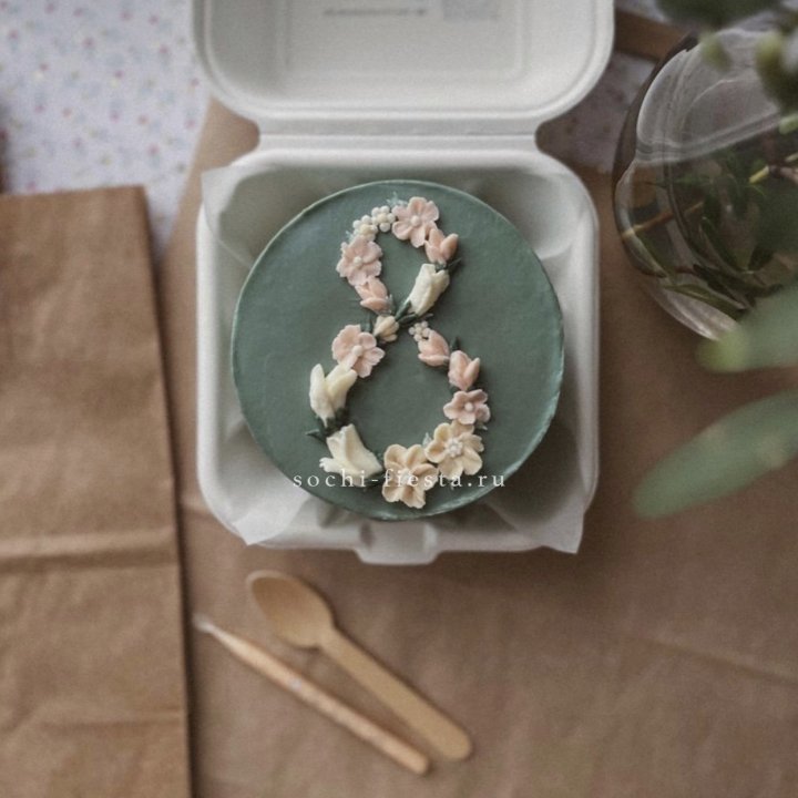 Бенто-торт "8 марта" green  в Махачкале