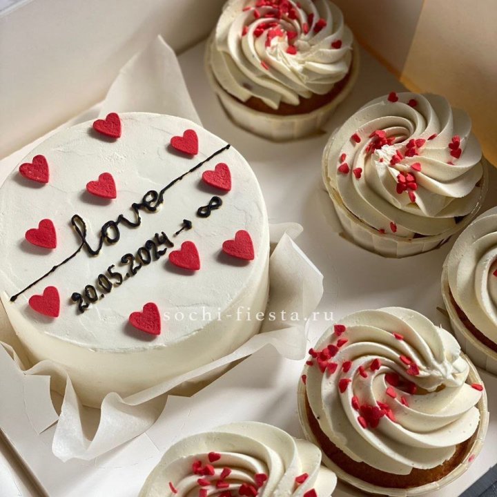 Капкейки и бенто-торт "Любимые" в Махачкале