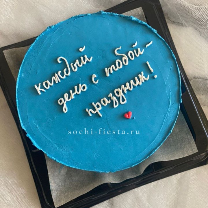 Бенто-торт "Каждый день с тобой праздник"  в Махачкале