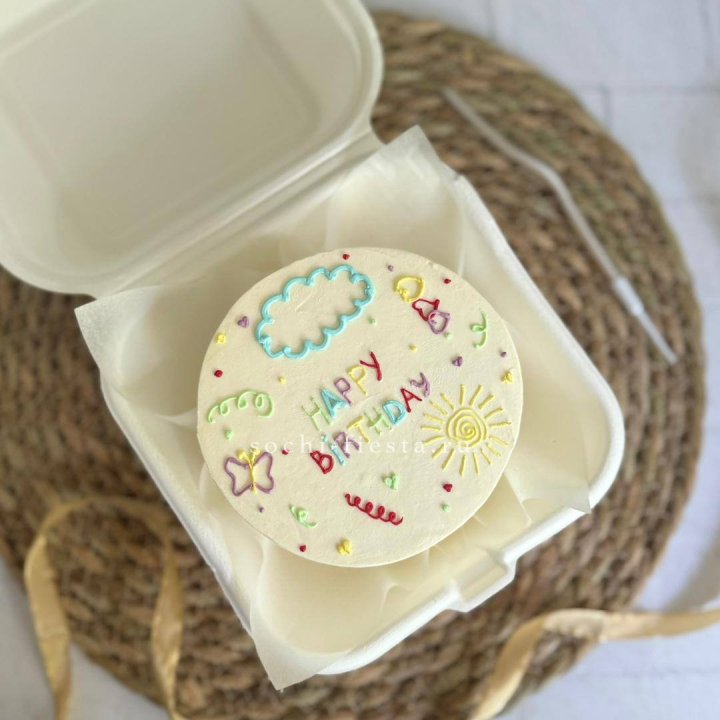 Бенто-торт "С днем рождения!"  в Махачкале