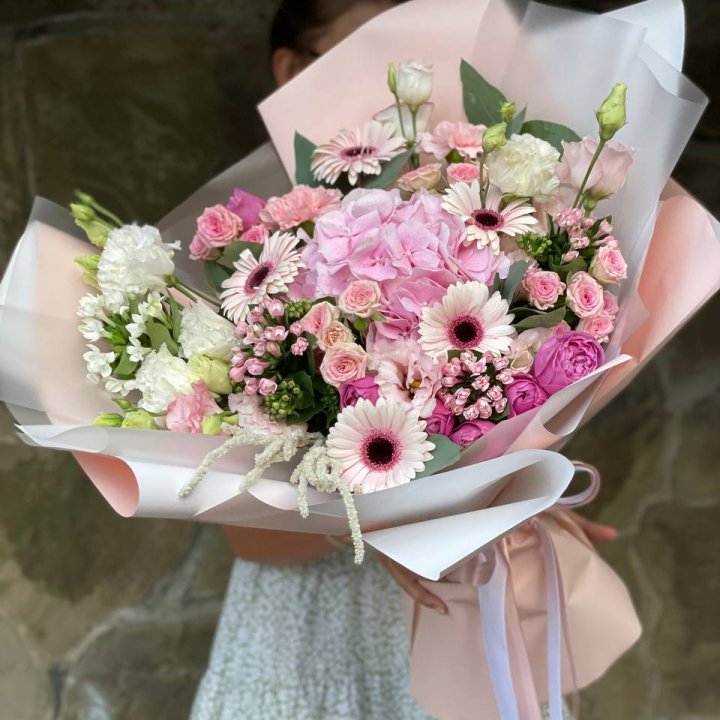 Авторский букет Пич в Махачкале