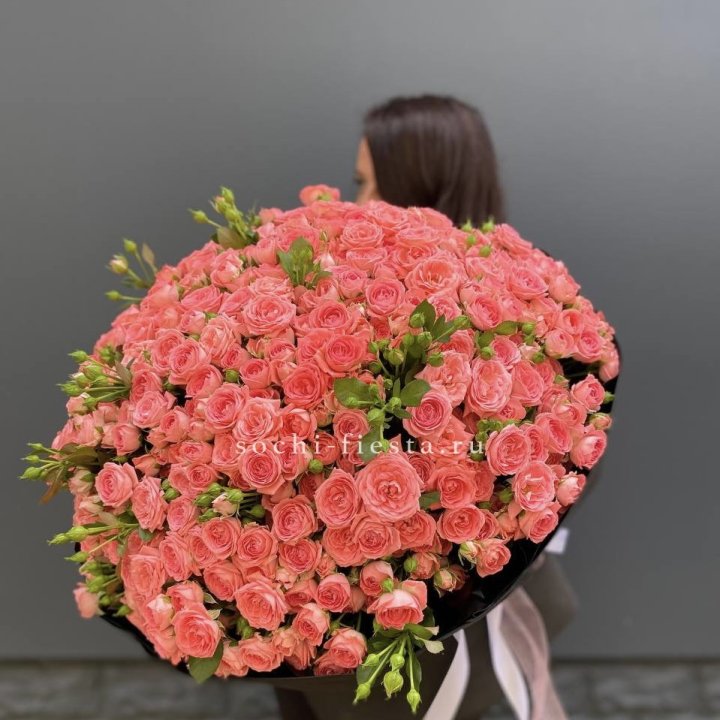 101 кустовая роза Барбадос в Махачкале