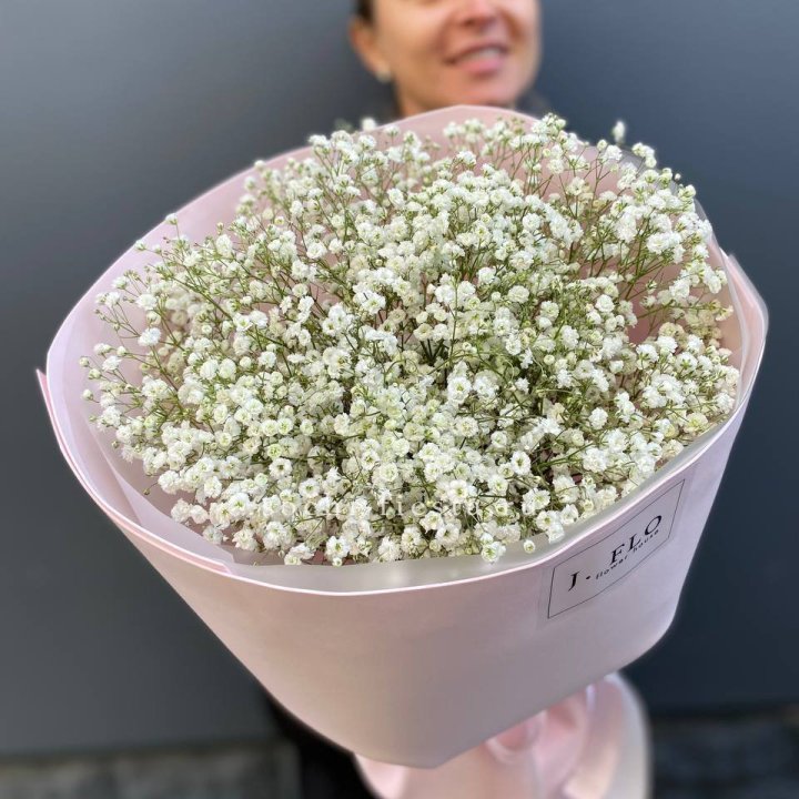 11 белых гипсофил в фоамиране в Махачкале