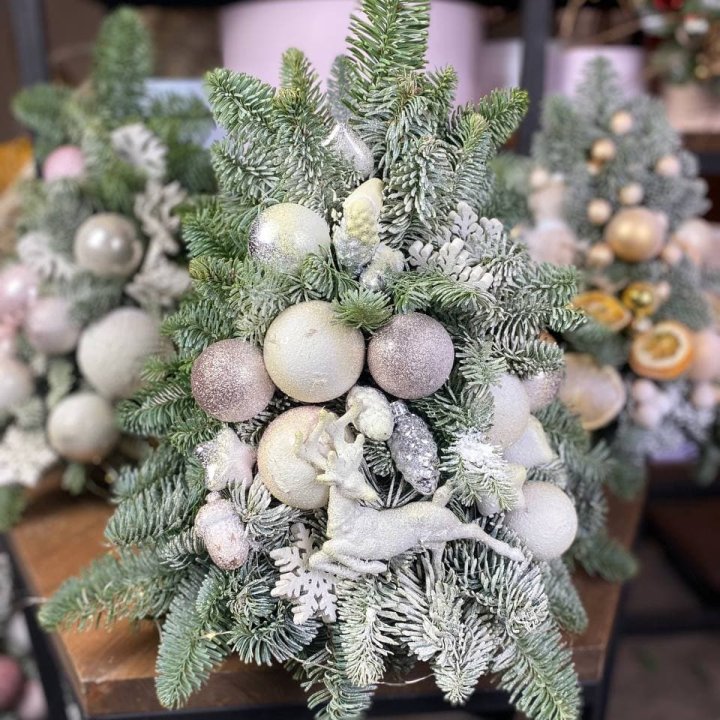 Ёлочка "Хепи крисмас" в Махачкале