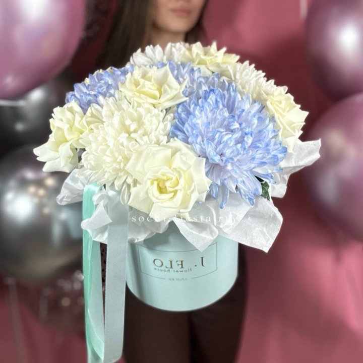 Коробка с цветами "Вольта" в Махачкале