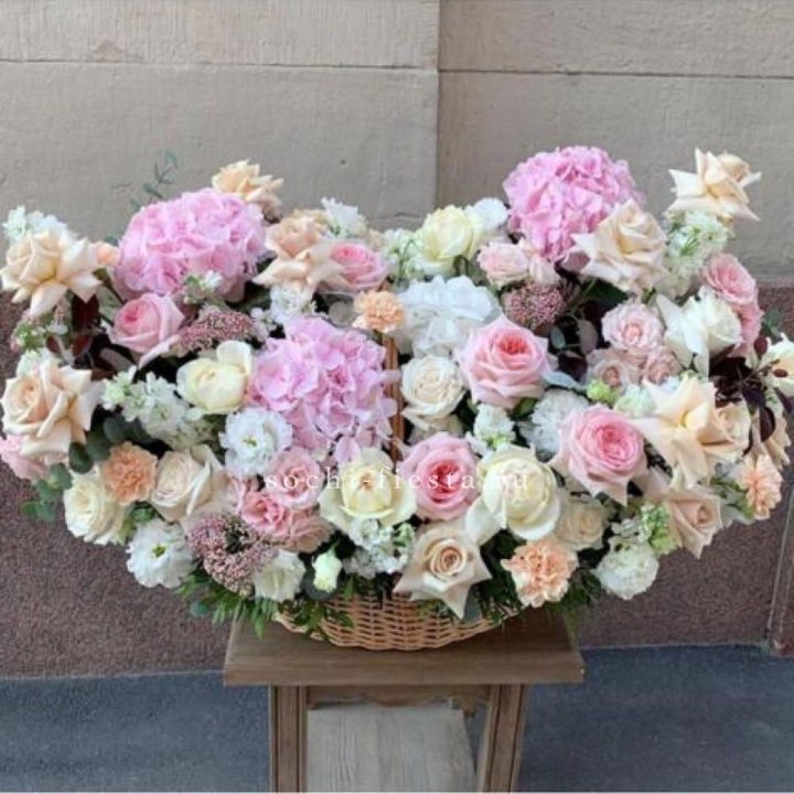 Цветочная корзина макси N2 в Махачкале