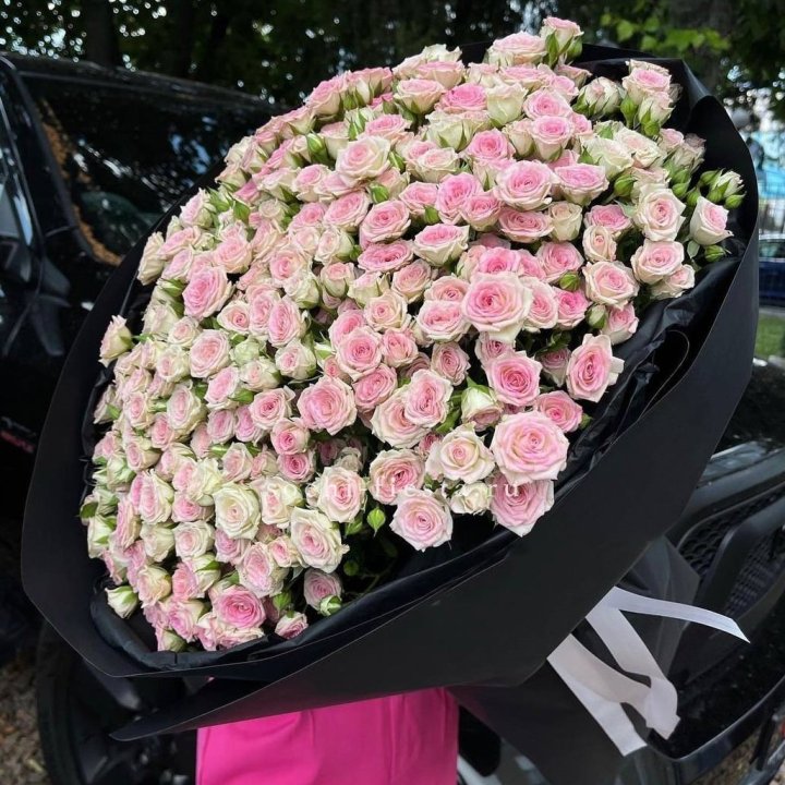 101 кустовая роза "Твистер" в Махачкале