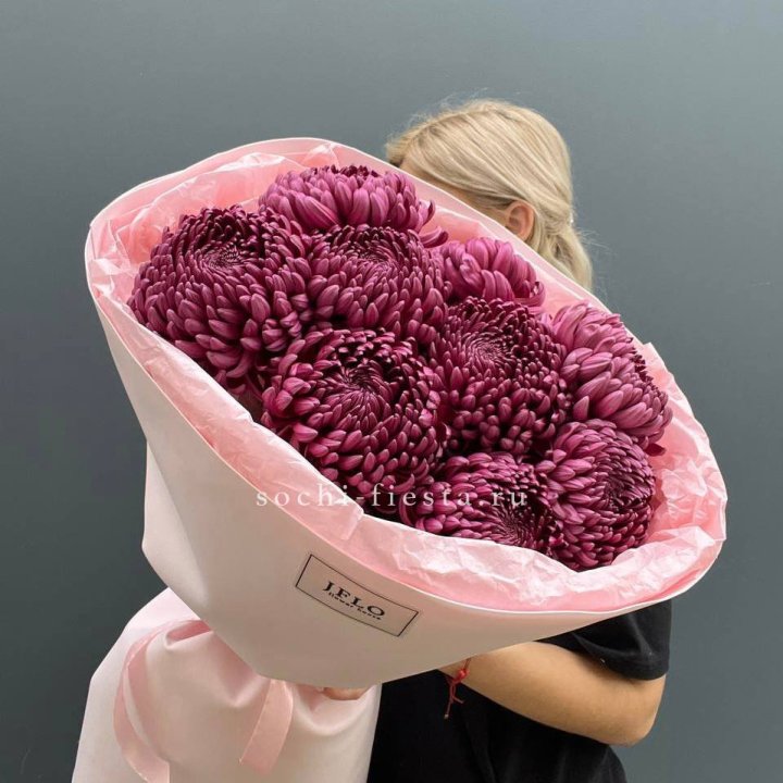 9 хризантем бигуди в Махачкале