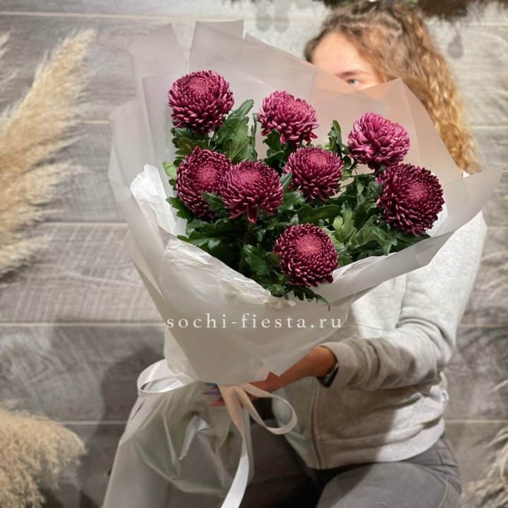 Хризантемы Бигуди в Махачкале