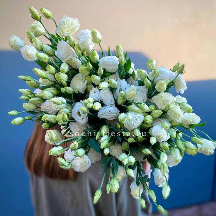 Охапка эустомы в Махачкале