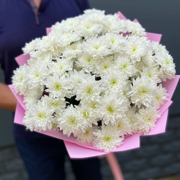  Букет 15 хризантем  в Махачкале