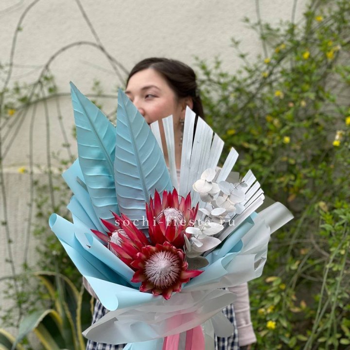 Букет из протеи "Клеопатра-2" в Махачкале