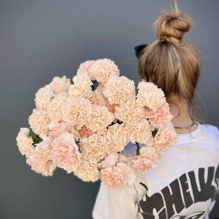 Охапка диантусов  в Махачкале