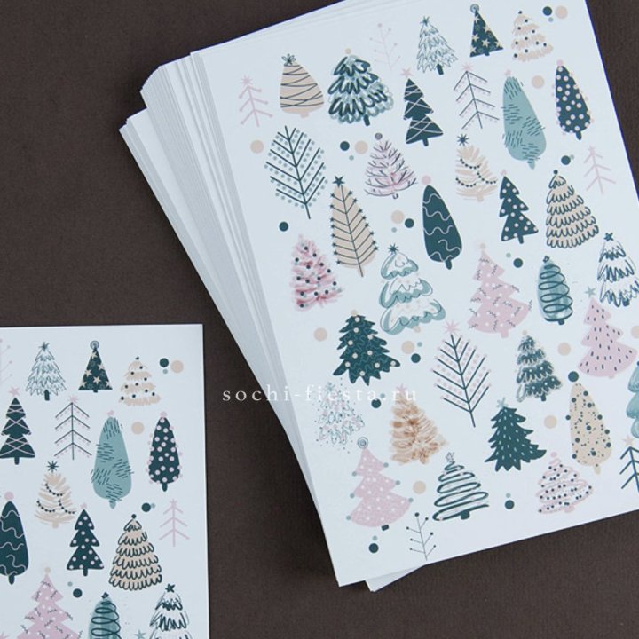 Открытка к букету "Елки" в Махачкале