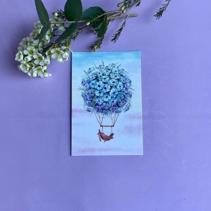 Открытка к букету "Флоростат" в Махачкале