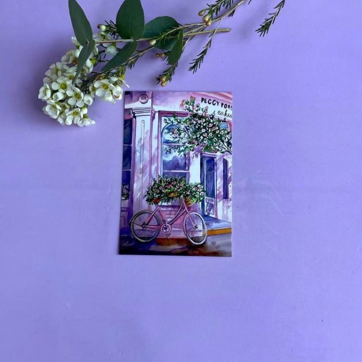 Открытка к букету "Розовый" в Махачкале