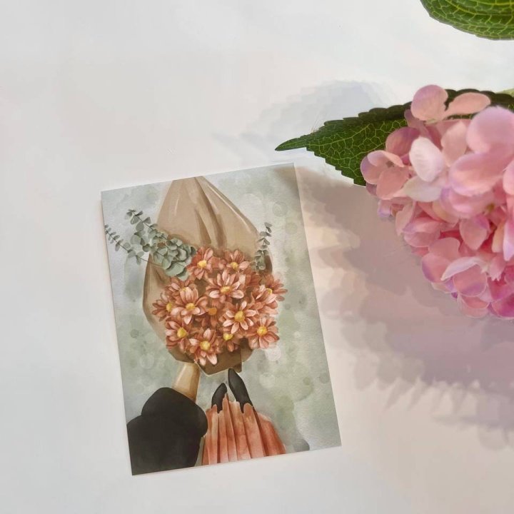 Открытка к букету "Букет" в Махачкале