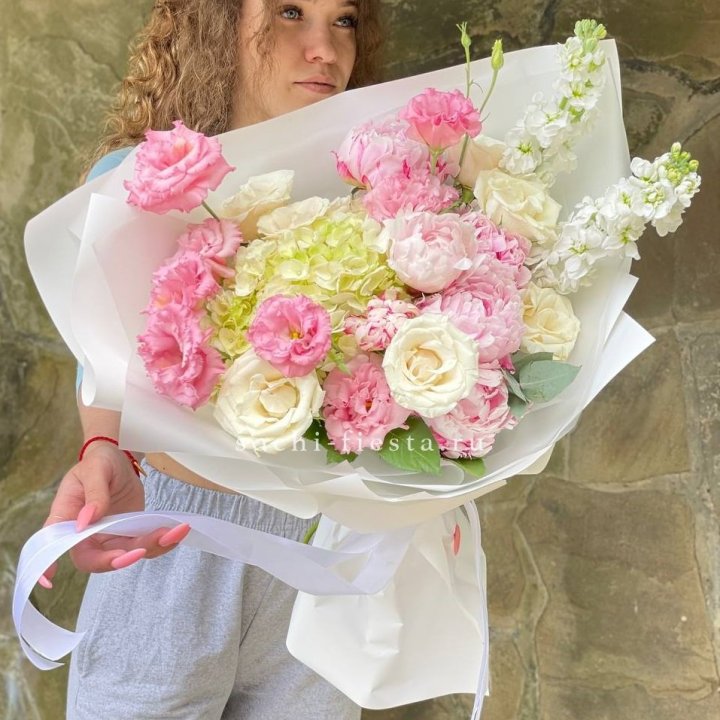 Букет с пионами №3 в Махачкале