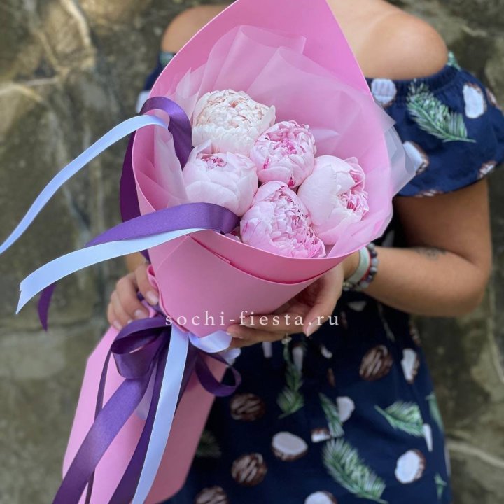 Букет пионов "НАЙ" в Махачкале