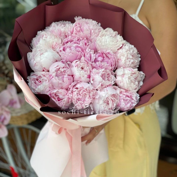 Букет с пионами №5 в Махачкале