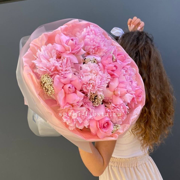  Букет с пионами "Пинки" в Махачкале