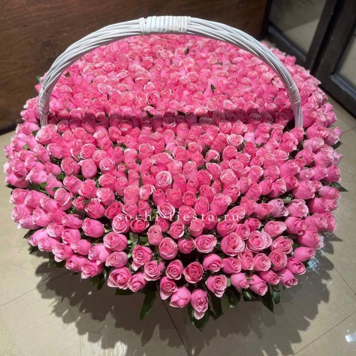 501 розовая роза в Махачкале
