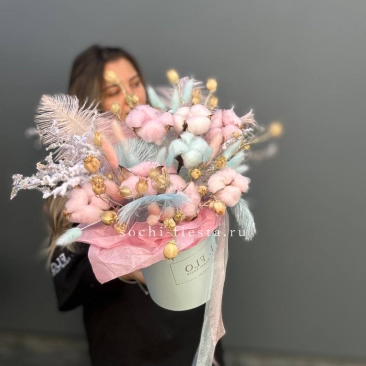 Авторский бокс с сухоцветами №2 в Махачкале