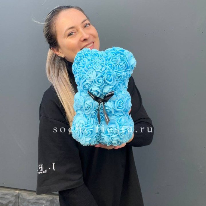 Игрушка медведь голубая в Махачкале