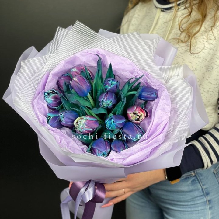Букет тюльпанов "Пандора" в Махачкале