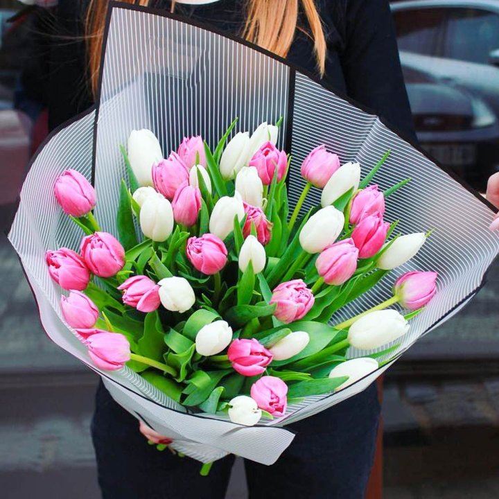 29 тюльпанов микс в Махачкале
