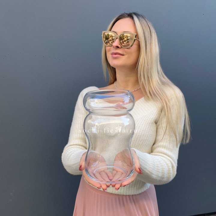 Стеклянная ваза №1 в Махачкале