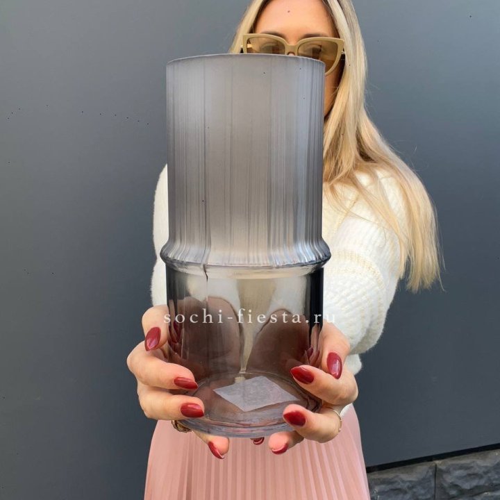 Стеклянная ваза №3 в Махачкале